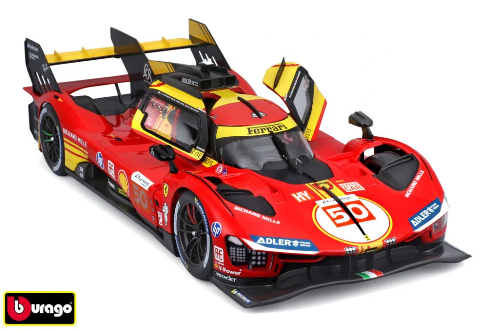Bburago 1:18 Ferrari Racing 499P nr.50 Red 24H Le Mans Champion 2024