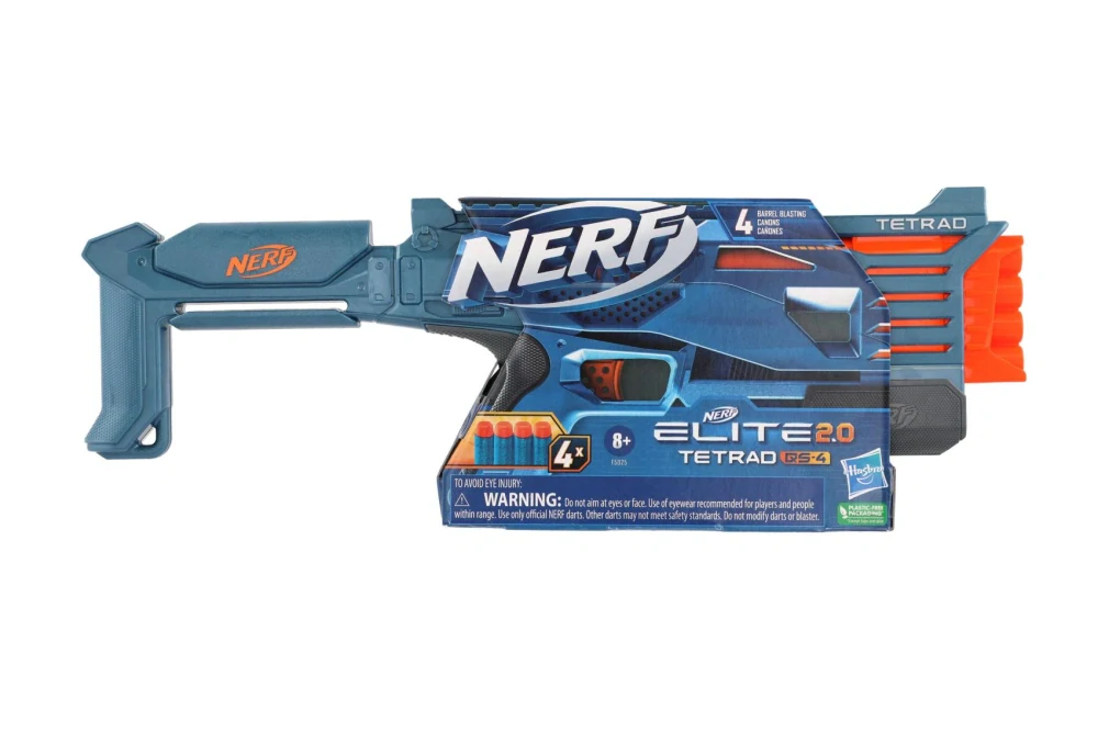 Pistole Nerf na pěnové náboje s náboji 4ks v krabici