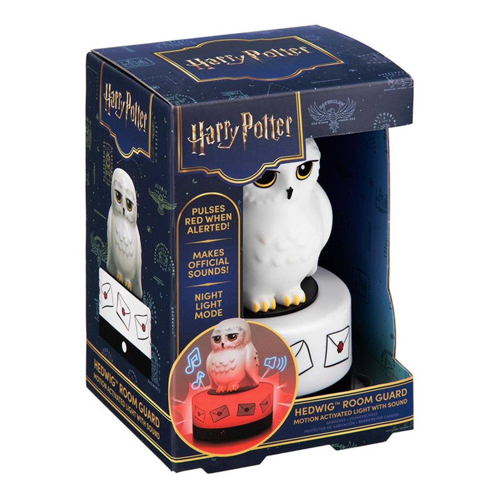 Sova Hedvika noční světlo 14cm Harry Potter se zvukem na USB v krabici 11x16x10cm