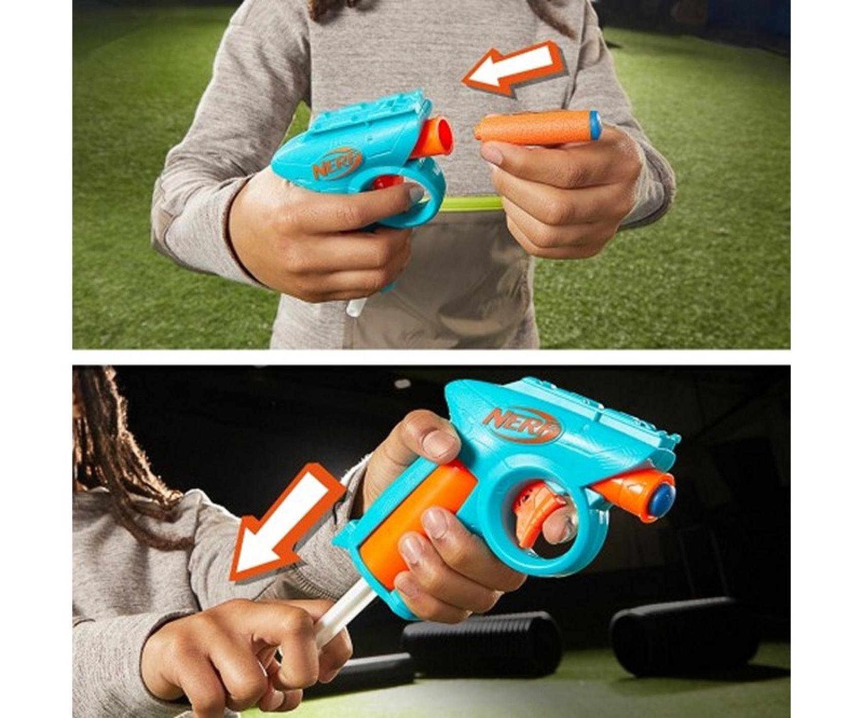 Sada Nerf N Series: Gear up + 18 pěnových nábojů v krabici 61x26x7cm