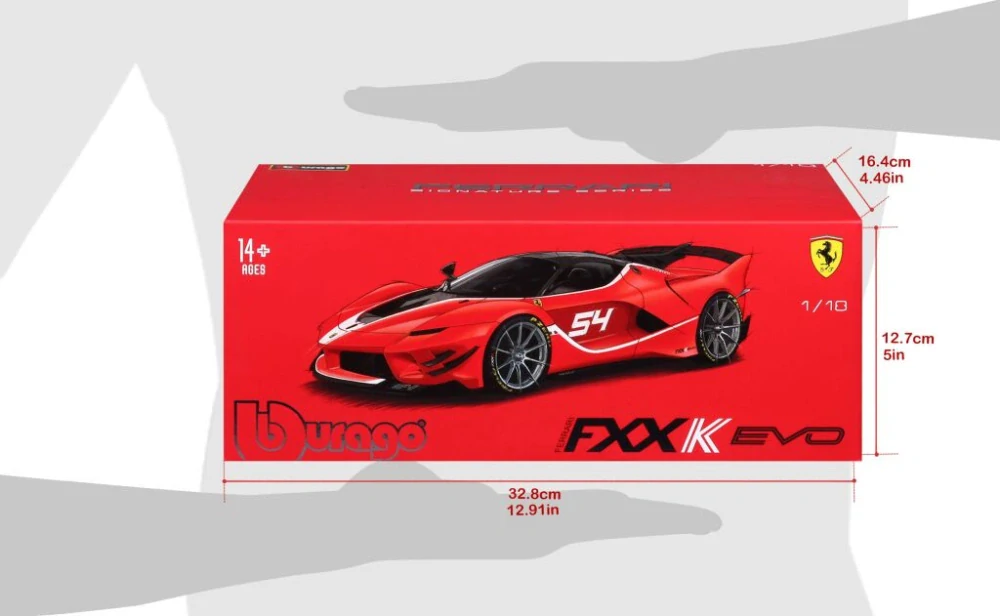 Bburago 1:18 Ferrari Signature series FXX-K EVO No.54 (red)
