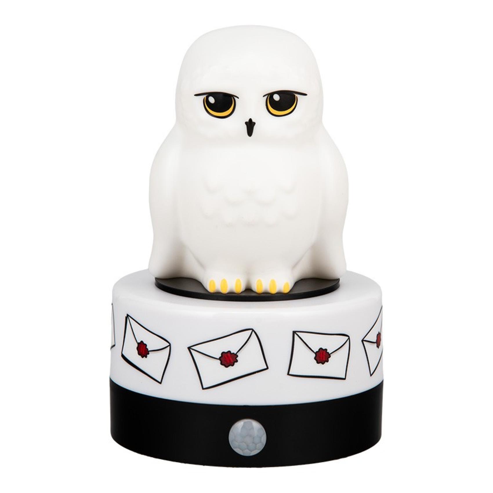 Sova Hedvika noční světlo 14cm Harry Potter se zvukem na USB v krabici 11x16x10cm