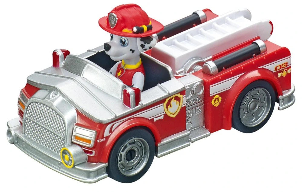 Autodráha Carrera First Paw Patrol/Tlapková Patrola 3,5m plast +2 auta na bat. v krabici 50x30x8cm