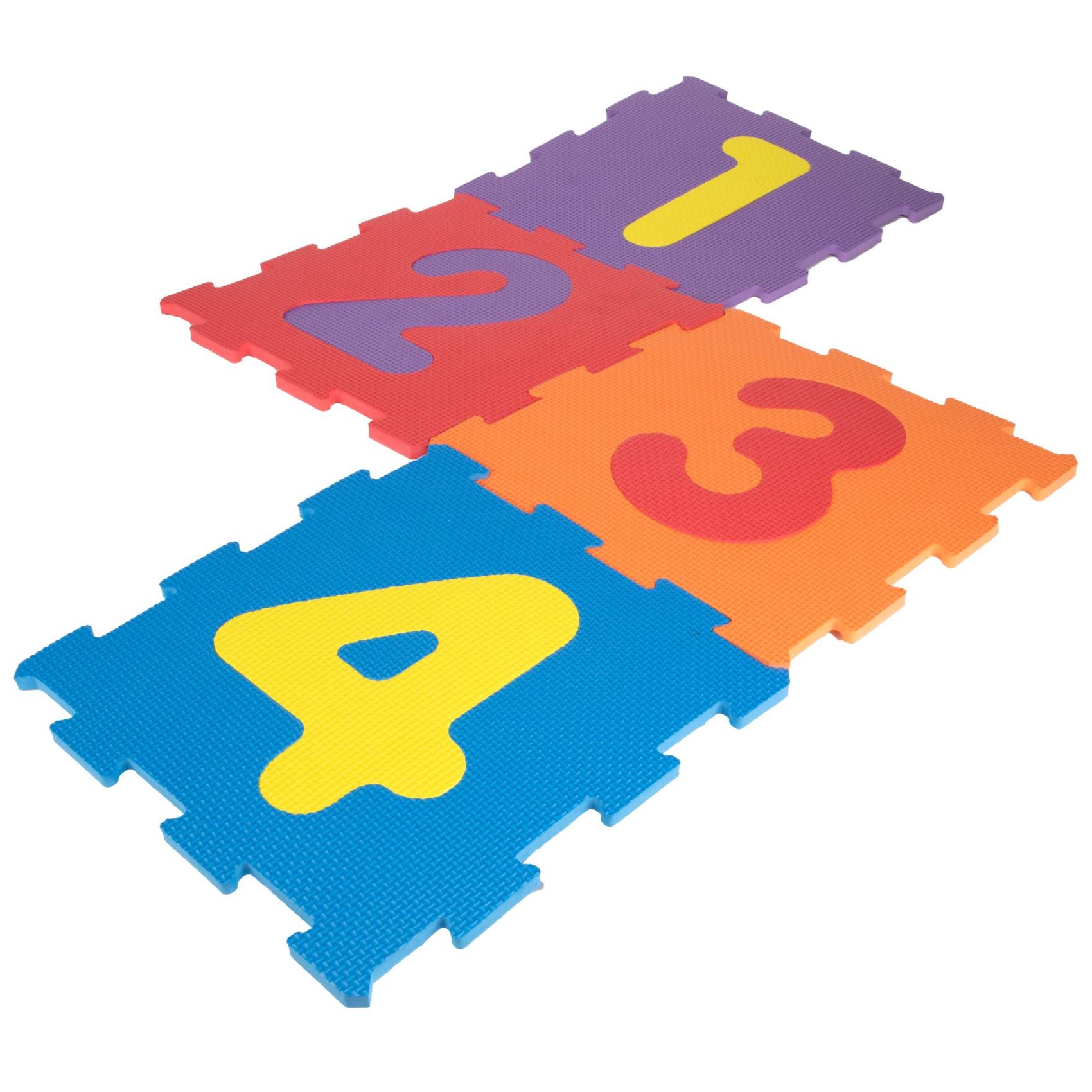 Pěnové puzzle čísla 10ks ve fólii