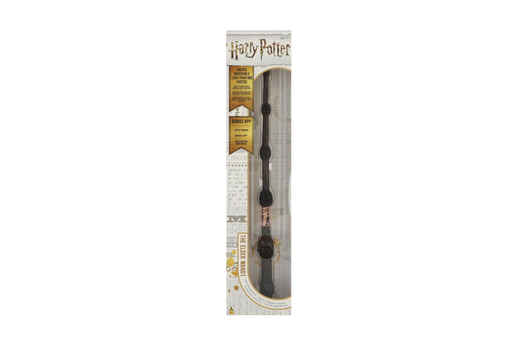 Kouzelnická hůlka bezová velká svítící 38cm Harry Potter na baterie v krabici 9x39x4cm