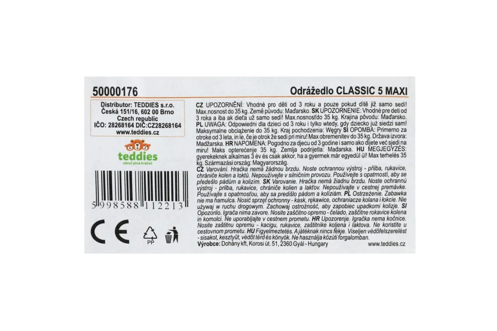 Odrážedlo CLASSIC 5 MAXI
