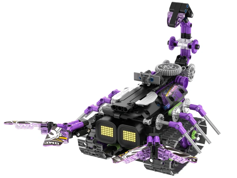 Stavebnice iM.MASTER robot RC 3v1 2,4GHz 459 dílků na baterie + dobíjecí pack v krabici 35x27x7cm