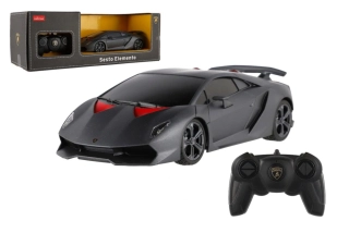Auto RC Lamborghini Sesto Elemento RASTAR plast 23cm 2,4GHz na dálk. ovládání na bat. v krab.43x15cm