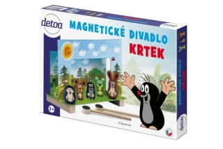 Divadlo Krtek magnetické dřevěné s figurkami