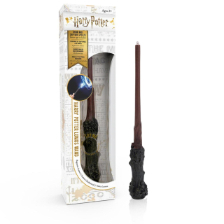 Kouzelnická hůlka Harry Potter svítící 21cm na baterie v krabici 6,5x24,5x4cm